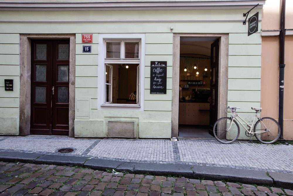 onesip specialty coffee shop prague