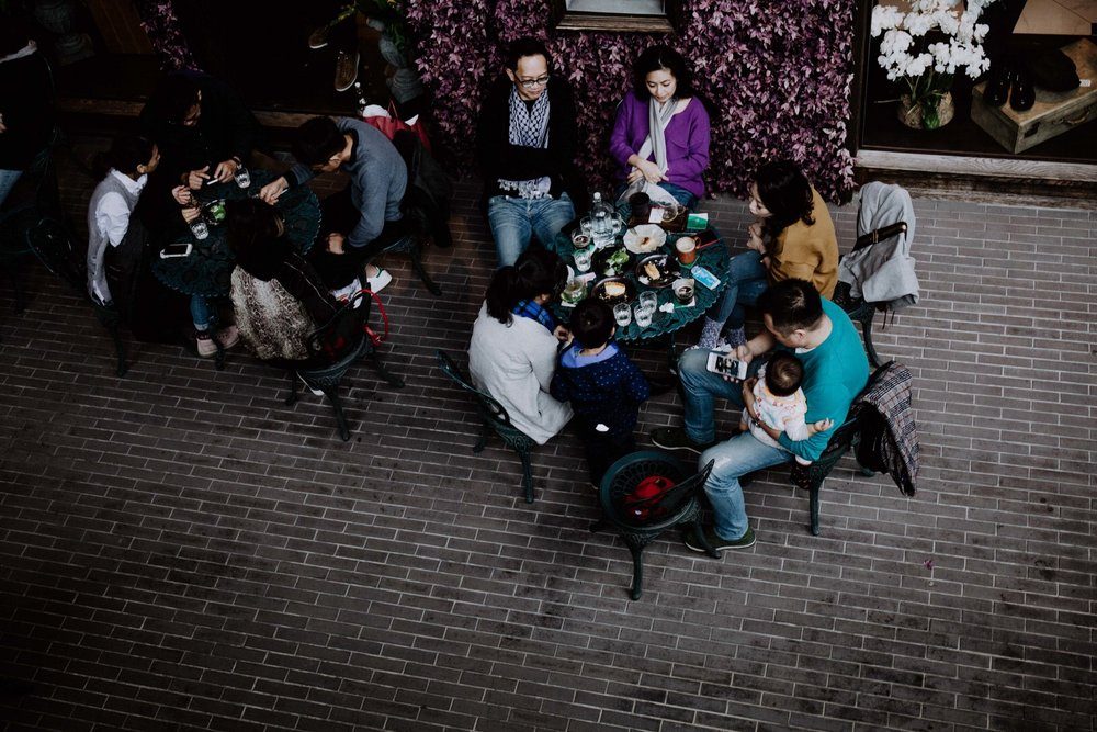 the lobby of simple kaffa taipei