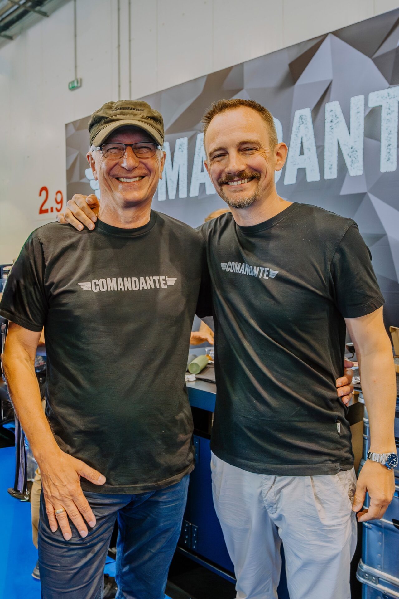 Supremo and Comandante founders Bernd and Raphael Braune at Woc in Athens