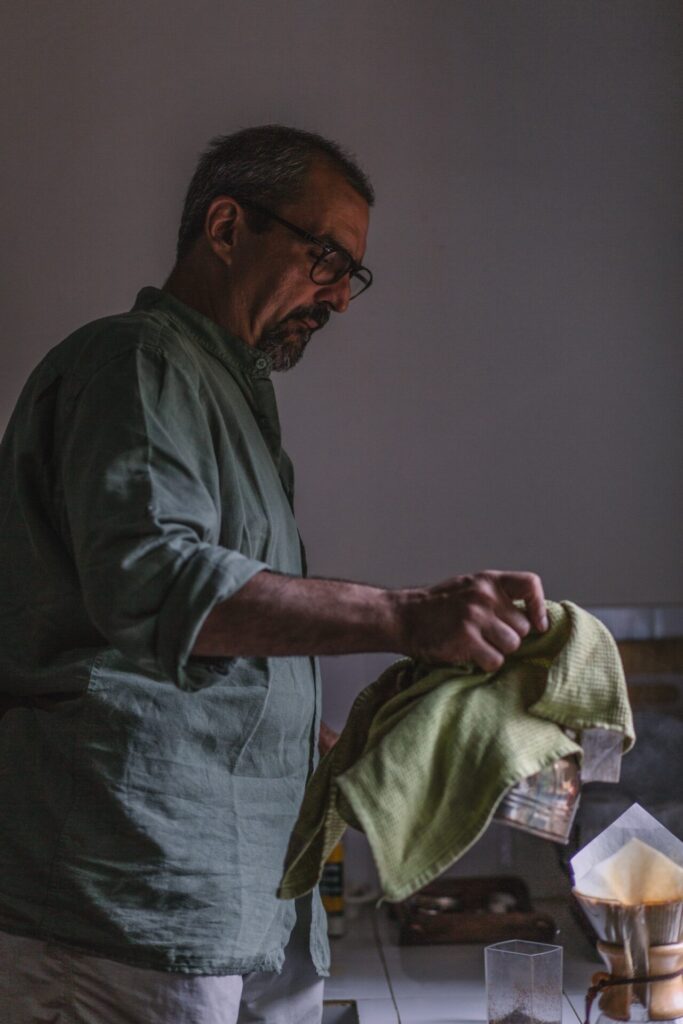 Kenneth McAlpine at Avaagama Organic Farm